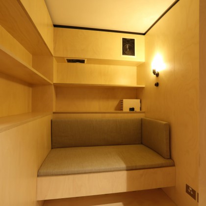 Our listening booths are available for quiet spots for contemplation or thinking time.